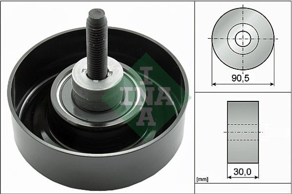 Ina Τροχαλία παρέκκλισης, Ιμάντας poly-V - 532 0405 30