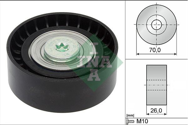 Ina Τροχαλία παρέκκλισης, Ιμάντας poly-V - 532 0434 10