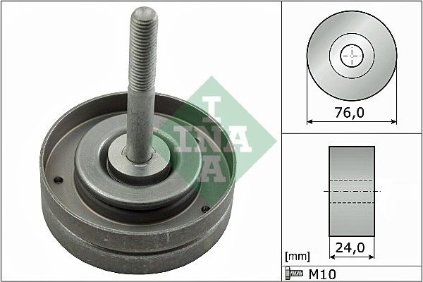 Ina Τροχαλία παρέκκλισης, Ιμάντας poly-V - 532 0500 10