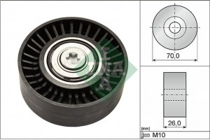 Ina Τροχαλία παρέκκλισης, Ιμάντας poly-V - 532 0505 10