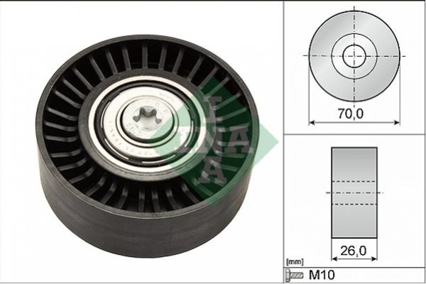 Ina Τροχαλία παρέκκλισης, Ιμάντας poly-V - 532 0505 10