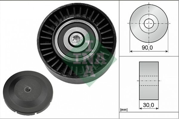 Ina Τροχαλία παρέκκλισης, Ιμάντας poly-V - 532 0514 10