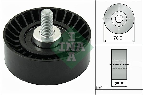 Ina Τροχαλία παρέκκλισης, Ιμάντας poly-V - 532 0545 10