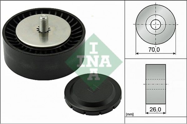 Ina Τροχαλία παρέκκλισης, Ιμάντας poly-V - 532 0553 10