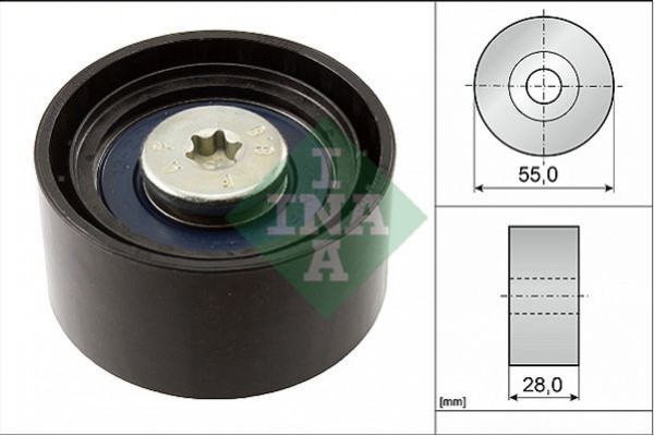 Ina Τροχαλία παρέκκλισης, Ιμάντας poly-V - 532 0556 10