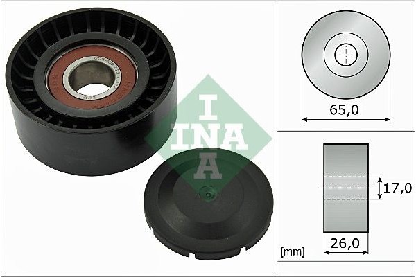 Ina Τροχαλία παρέκκλισης, Ιμάντας poly-V - 532 0557 10