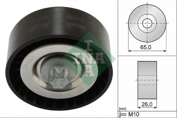 Ina Τροχαλία παρέκκλισης, Ιμάντας poly-V - 532 0570 10