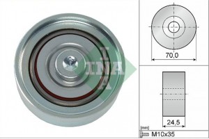 Ina Τροχαλία παρέκκλισης, Ιμάντας poly-V - 532 0583 10