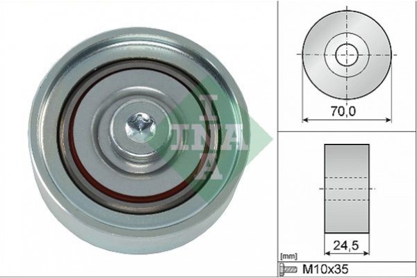 Ina Τροχαλία παρέκκλισης, Ιμάντας poly-V - 532 0583 10