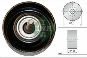 Ina Τροχαλία παρέκκλισης, Ιμάντας poly-V - 532 0614 10