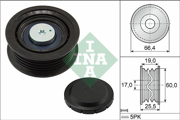 Ina Τροχαλία παρέκκλισης, Ιμάντας poly-V - 532 0642 10