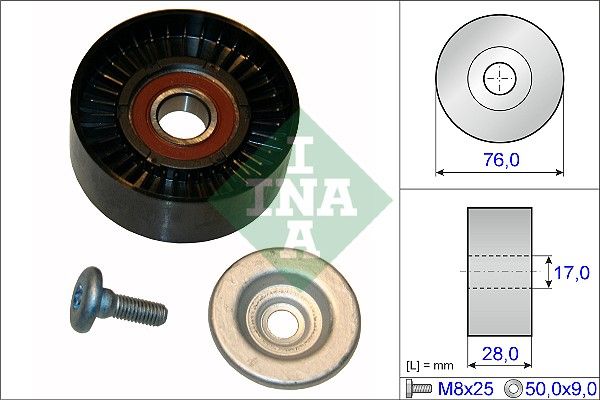 Ina Τροχαλία παρέκκλισης, Ιμάντας poly-V - 532 0648 10