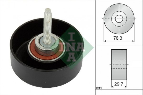 Ina Τροχαλία παρέκκλισης, Ιμάντας poly-V - 532 0651 10