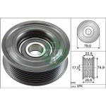 Ina Τροχαλία παρέκκλισης, Ιμάντας poly-V - 532 0721 10