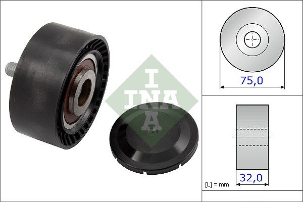 Ina Τροχαλία παρέκκλισης, Ιμάντας poly-V - 532 0722 10