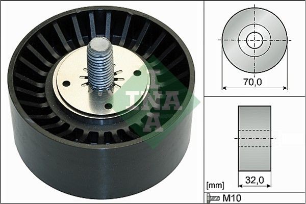 Ina Τροχαλία παρέκκλισης, Ιμάντας poly-V - 532 0735 10