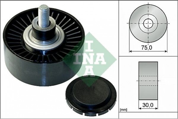 Ina Τροχαλία παρέκκλισης, Ιμάντας poly-V - 532 0751 10