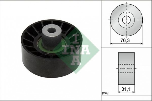 Ina Τροχαλία παρέκκλισης, Ιμάντας poly-V - 532 0776 10