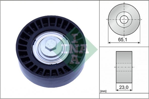 Ina Τροχαλία παρέκκλισης, Ιμάντας poly-V - 532 0882 10
