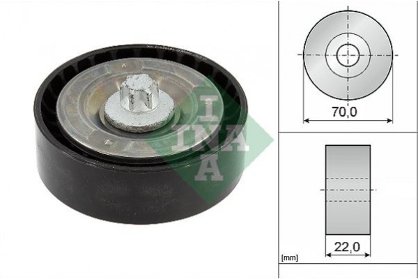 Ina Τροχαλία παρέκκλισης, Ιμάντας poly-V - 532 0895 10