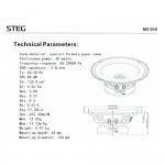 Steg MS650 Ηχεία 16,5cm Δύο Δρόμων Ομοαξονικά