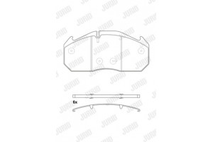 Jurid Σετ τακάκια, Δισκόφρενα - 2903009560