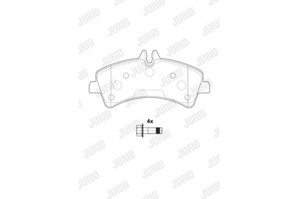 Jurid Σετ τακάκια, Δισκόφρενα - 2921709560 Jurid Σετ τακάκια, Δισκόφρενα - 2921709560