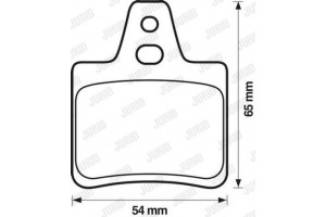 Jurid Σετ τακάκια, Δισκόφρενα - 571363J
