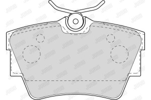 Jurid Σετ τακάκια, Δισκόφρενα - 573059J