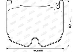 Jurid Σετ τακάκια, Δισκόφρενα - 573180J