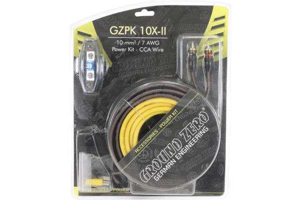 Ground Zero Gzpk 10X-II Καλώδια Και Αξεσουάρ Power Kits