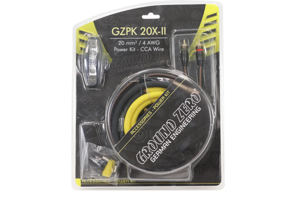 Ground Zero Gzpk 20X-II Καλώδια Και Αξεσουάρ Power Kits