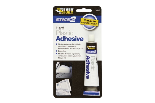 Everbuild 482347 Hard Plastic Adhesive - Ισχυρο Συγκολλητικο Πλαστικων Και PVC/10 , 30ML (ΔΙΑΦΑΝΕΣ)