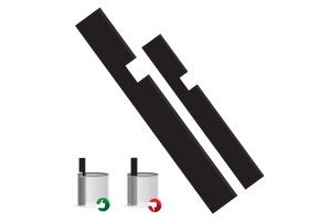 Πλαστική Βέργα Ανάμειξης Χρωμάτων 20εκ.