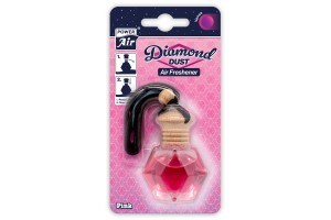 Αρωματικό Αυτοκινήτου Κρεμαστό Μπουκαλάκι Diamond Dust 9ml Power Air - Pink