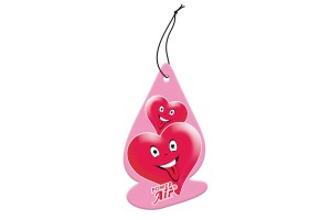 Αρωματικό Αυτοκινήτου Κρεμαστό Smiling Heart (Bubble Gum) Power Air - Tongue
