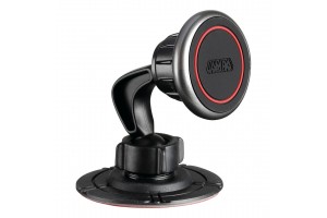 Αυτοκολλητη Μαγνητικη Βαση Κινητου Magneto Stick Silver Line (ΓΙΑ Ταμπλο )