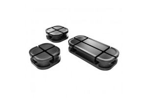 Lampa L3885.4/T Clips Οργάνωσης Καλωδίων 3τμχ Μαύρο