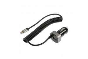 Ανταπτορας Φορτιστης Αναπτηρα 12/24V 3000mA Με Θυρα USB+ 1 Usb TYPE-C Με Καλωδιο 150cm Fast Charge