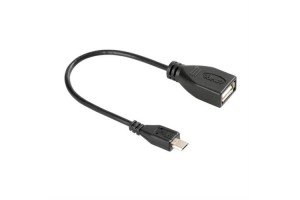 Lampa micro USB male - USB-A female (38929)