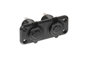 Ανταπτορας  Διπλος Με Καπακι