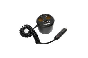 Lampa Ανταπτορας Αναπτηρα Powercup 2 12V+2USB+TESTER Μπαταριας L39011