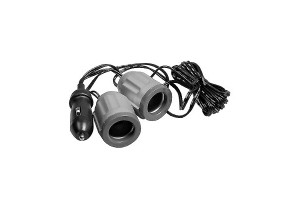 Lampa Αντάπτορας Αναπτήρα Διπλός Αυτοκινήτου Twin Remote-Sockets