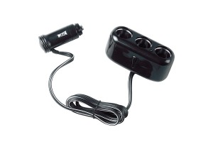 Lampa Φορτιστής Αυτοκινήτου PL3 10A με Θύρες: 3xΑναπτήρα μαζί με Καλώδιο Ενσωματωμένο