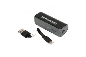 Power Pack 2600mAh 1000mA Με Καλωδιο Για Apple Και Android Power Pack 2600mAh 1000mA Με Καλωδιο Για Apple Και Android