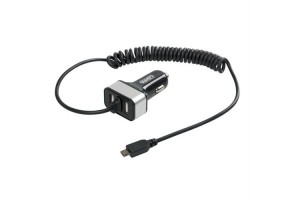 Lampa Ανταπτορας Αναπτηρα 12/24V Με 2 Usb Και Καλωδιο Φορτισης Micro Usb L38874