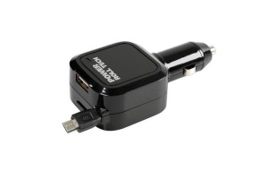Lampa Ανταπτορας Αναπτηρα 12/24V Με 1 Usb Και Καλωδιο Φορτισης Micro Usb 90cm 3100mA Fast Charger L38875