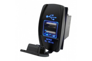 Ανταπτορας Αναπτηρα Axel Με 2 Usb 12/24V Output 5V 3100mA