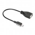 Lampa mini USB male - USB-A female ()