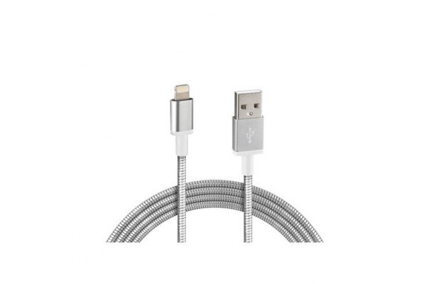 Καλωδιο Usb Φορτισης & Συγχρονισμου Iron Silver Line - Apple 8PIN (100 cm)